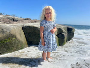 Vignette Dehlia Blue Meadow Dress