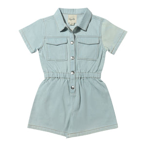 Vignette Addison Light Denim Romper