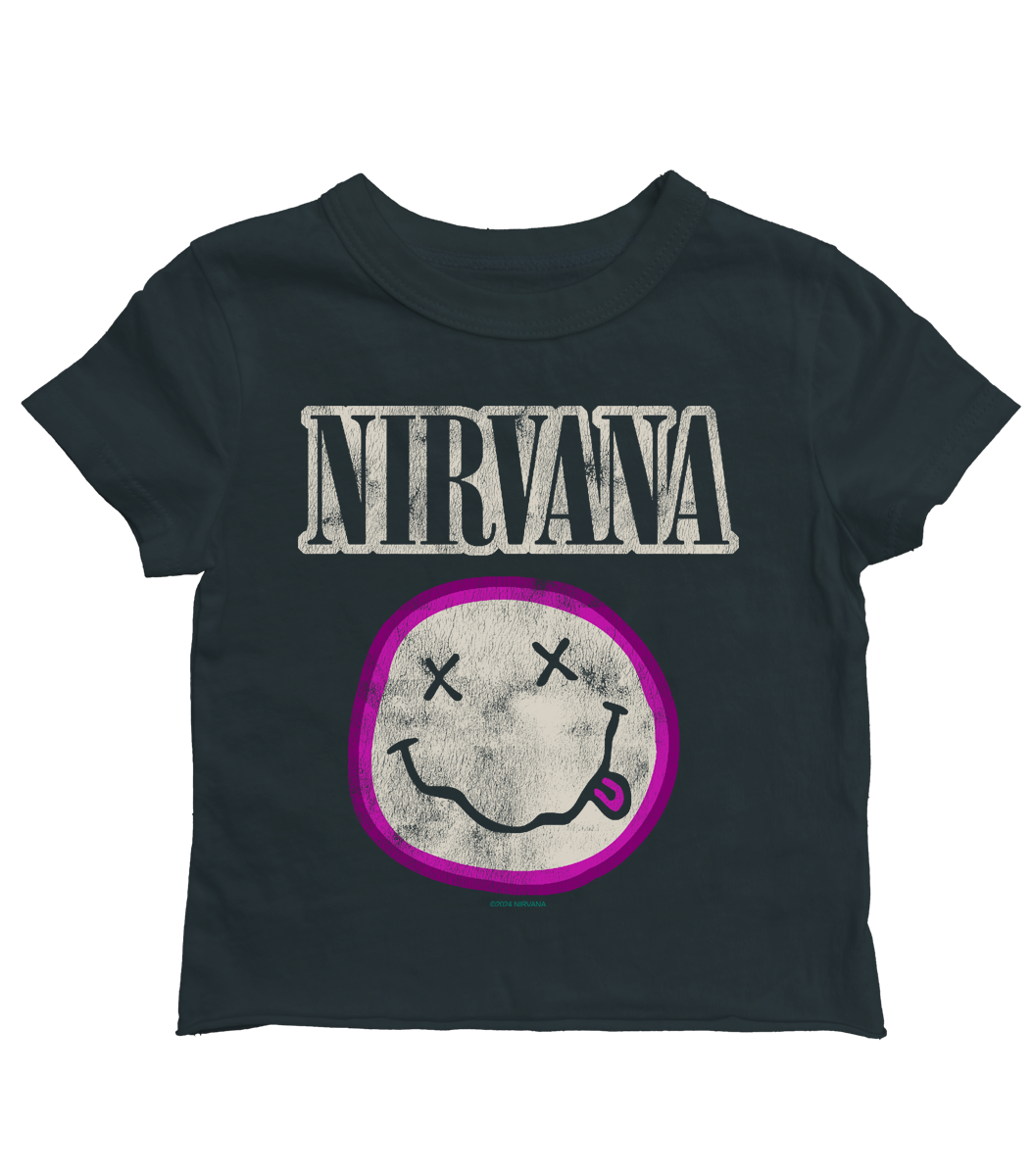 Nirvana Smiley Fitted Tee