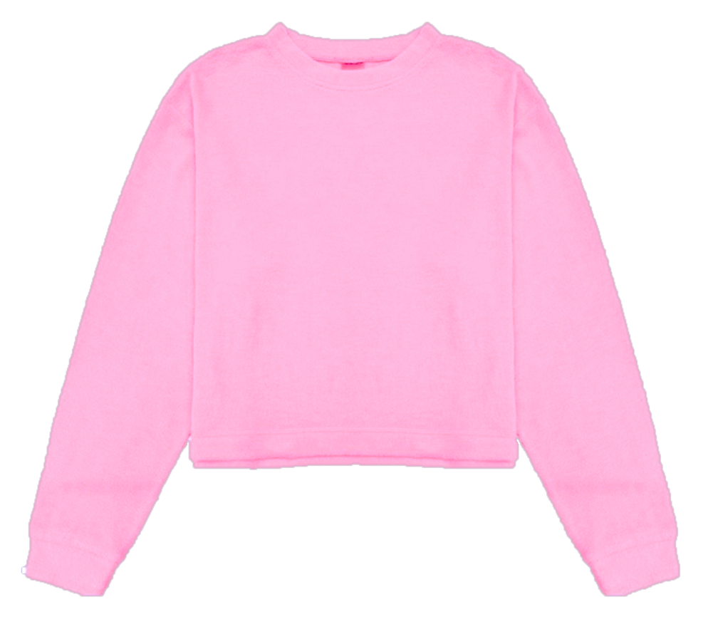 Toddler Pink Cuddle Soft Crew Neck Top