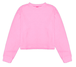 Toddler Pink Cuddle Soft Crew Neck Top