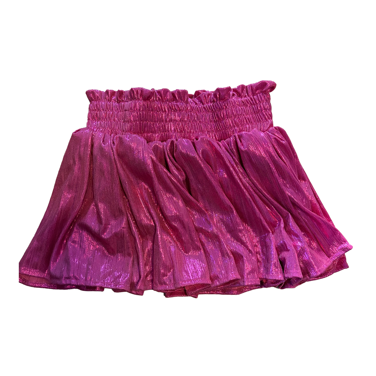 Hot Pink Plisse Skort