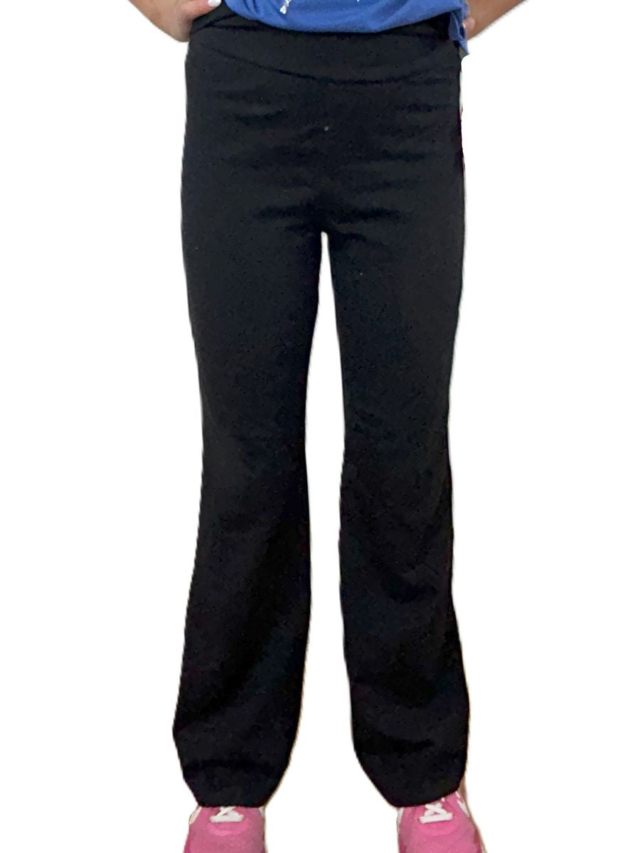 Black Fold Over Waistband Pants