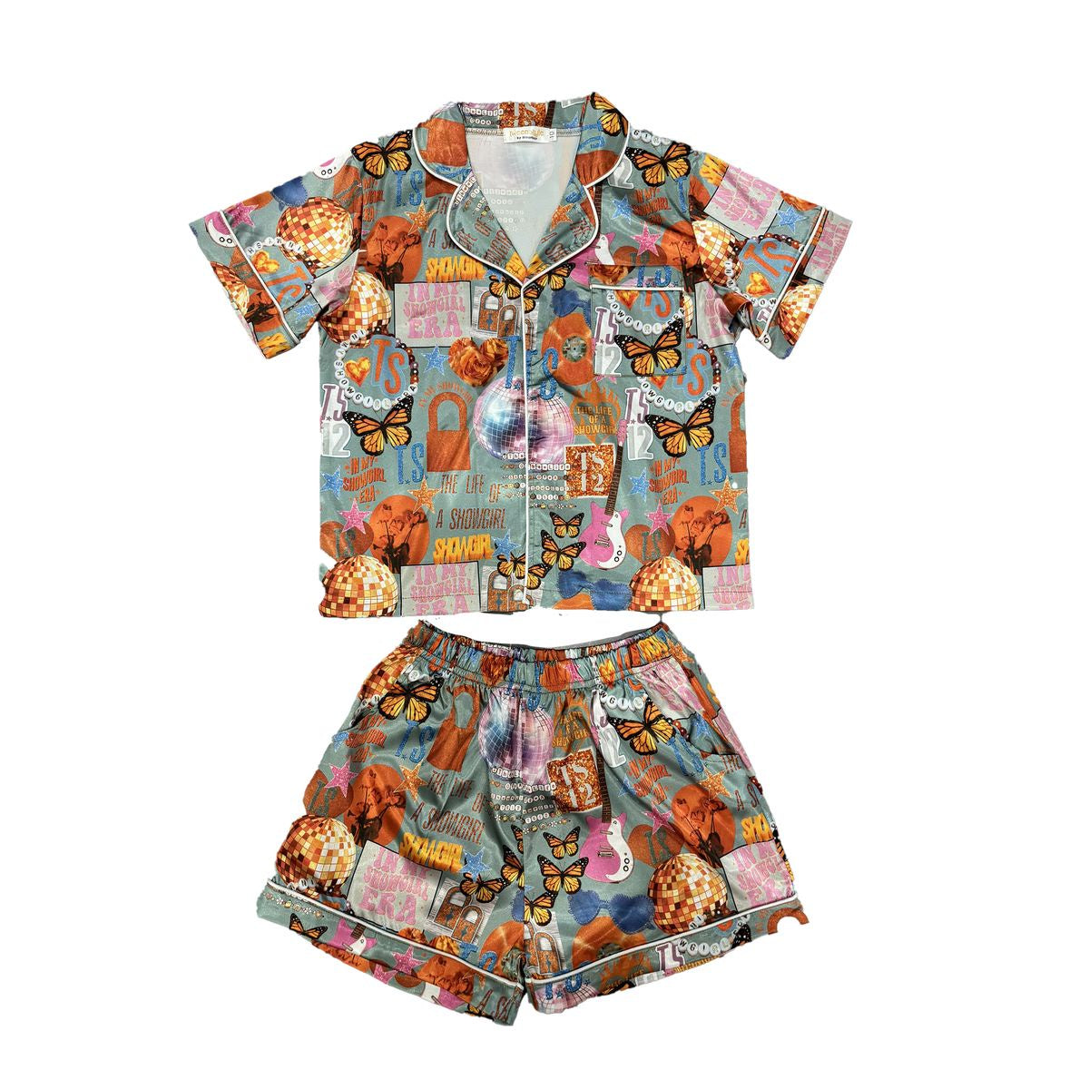 Taylor Swift Show Girl Era Satin PJ Short