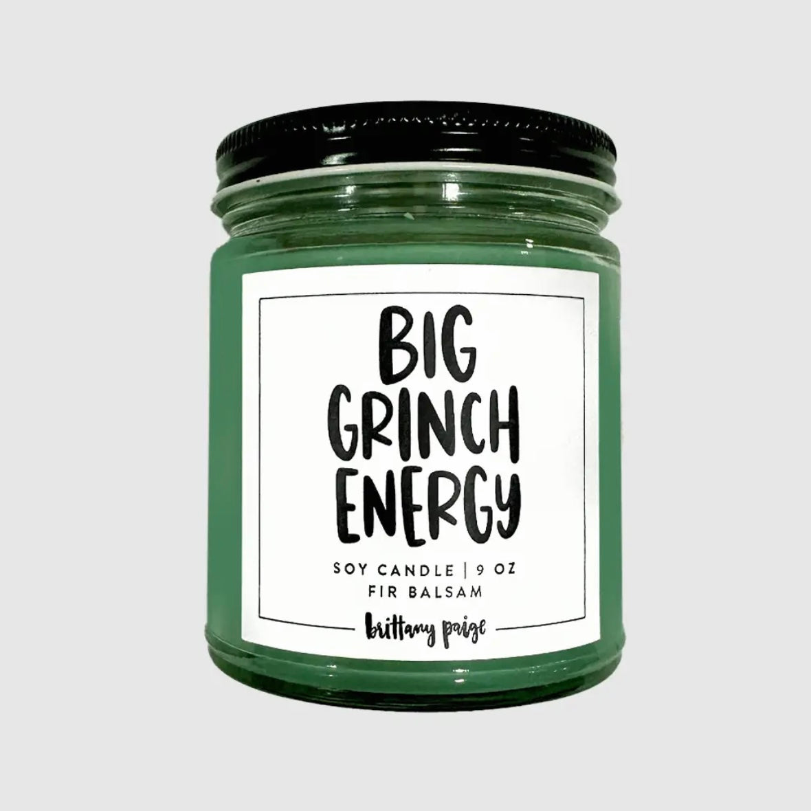 Big Grinch Energy Candle