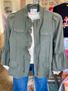 Lightweight Ruffle Jacket