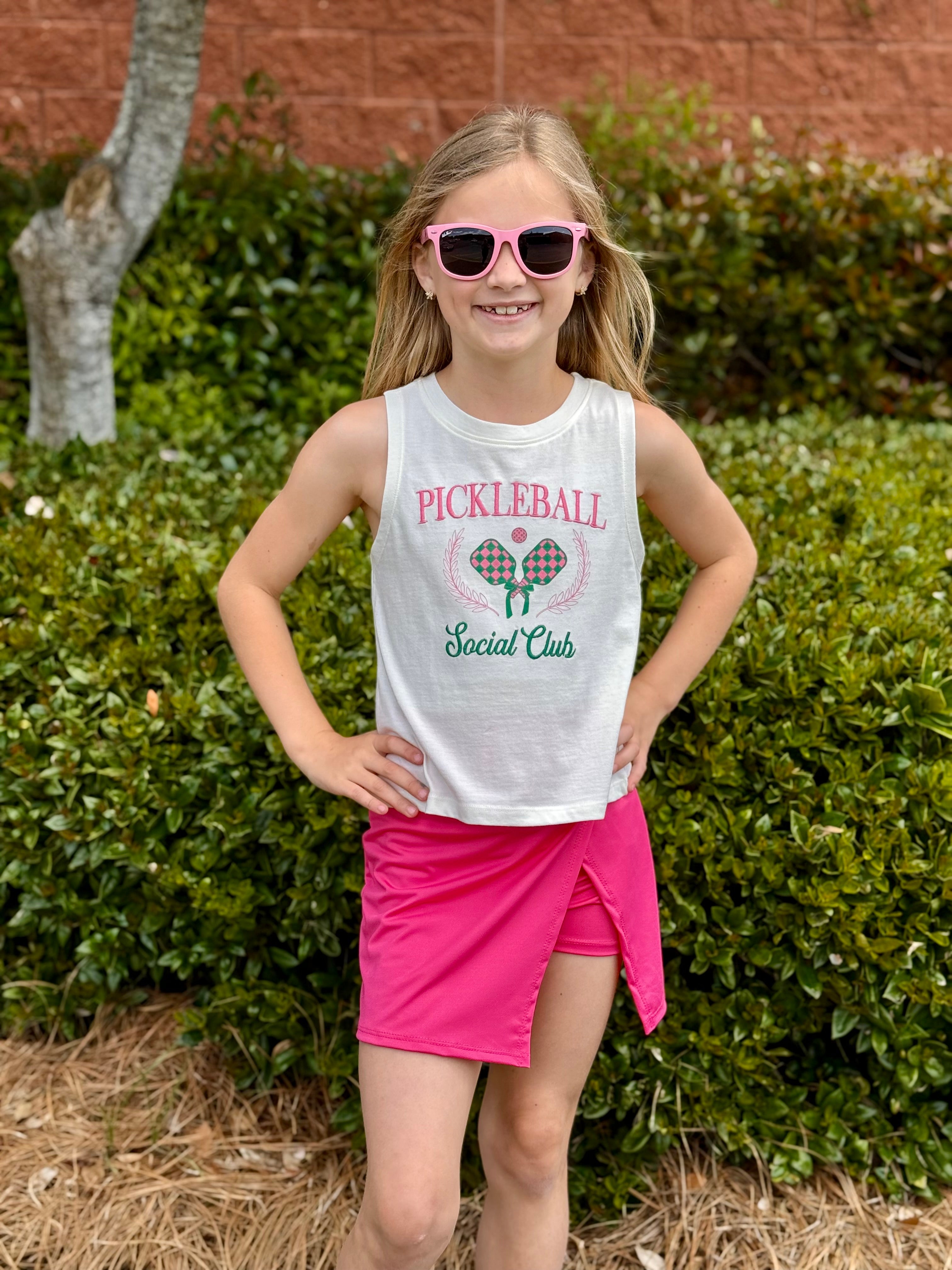 Fuchsia Tennis Skort