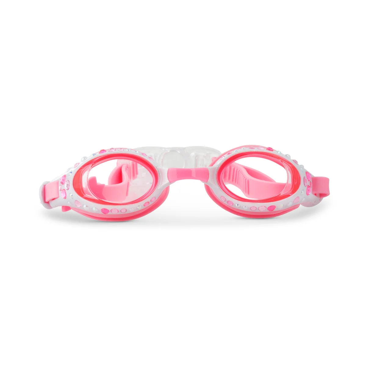 Pearl White Bow Swim Goggles