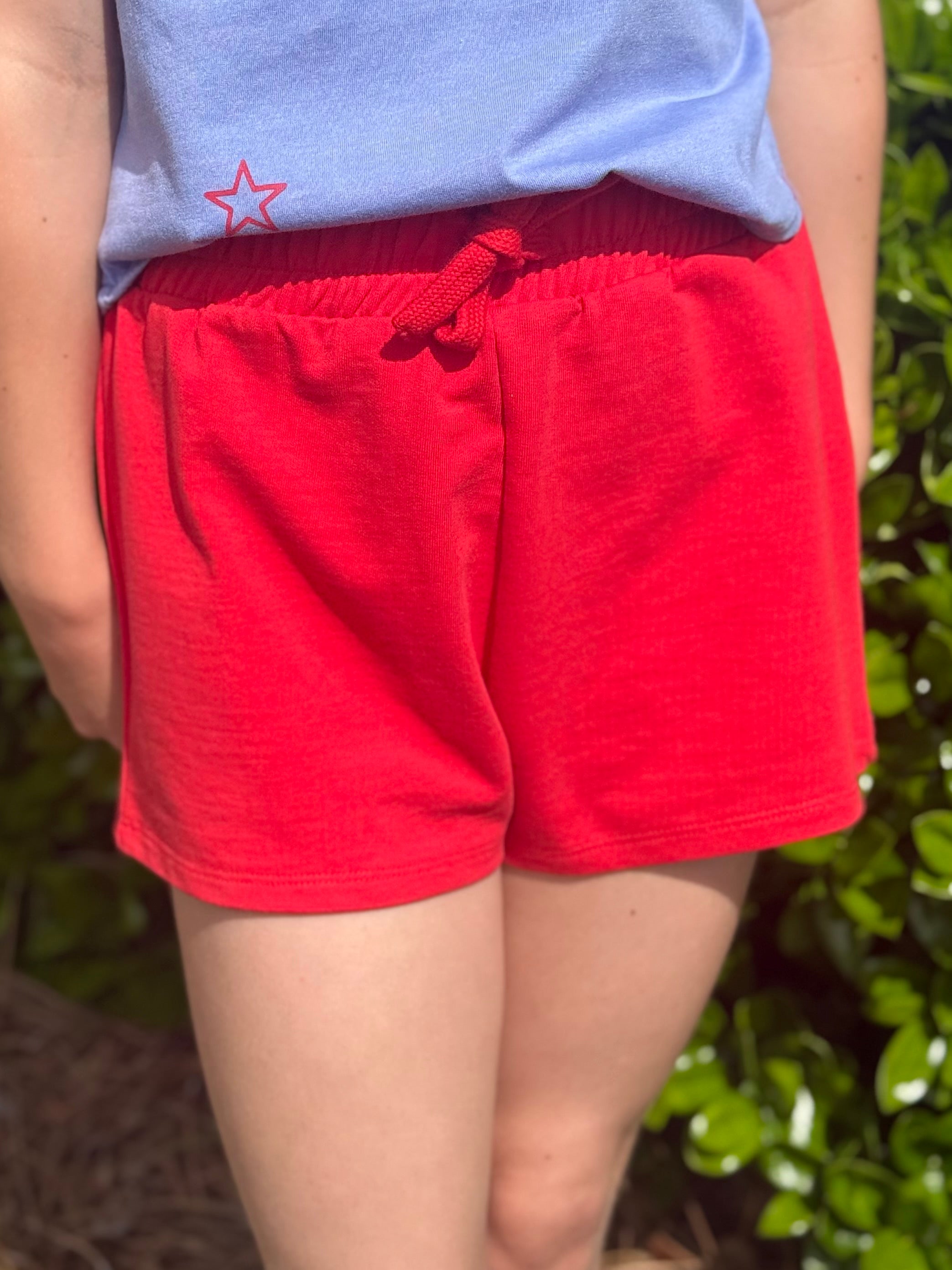 Basic Red Shorts