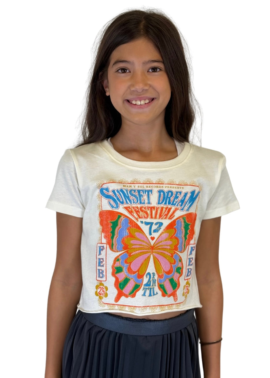 Sunset Dreams Cropped Tee