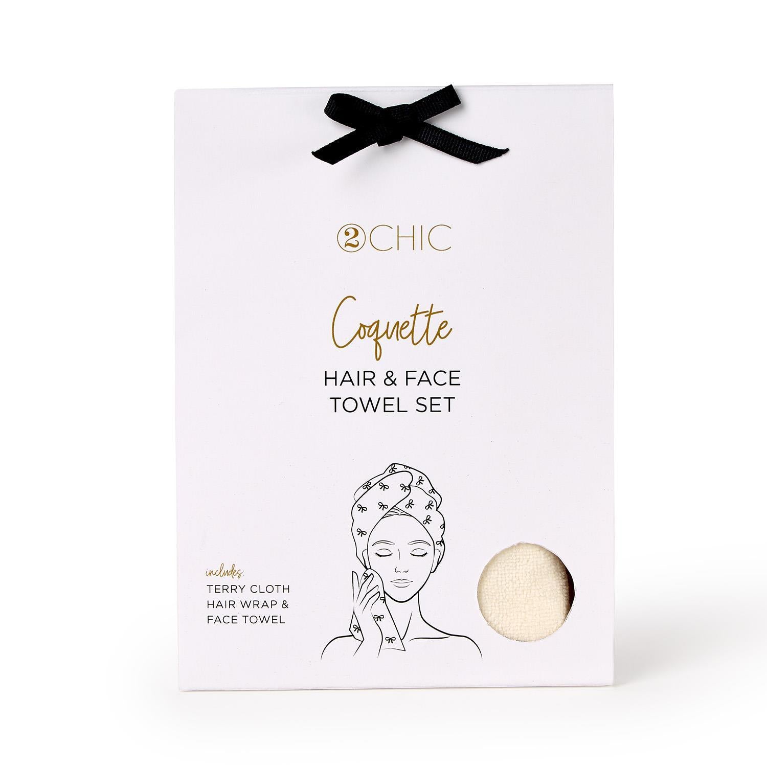 Coquette Hair and Face Towel Set