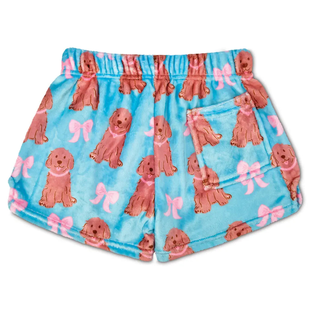 Pretty Pups Plush PJ Shorts