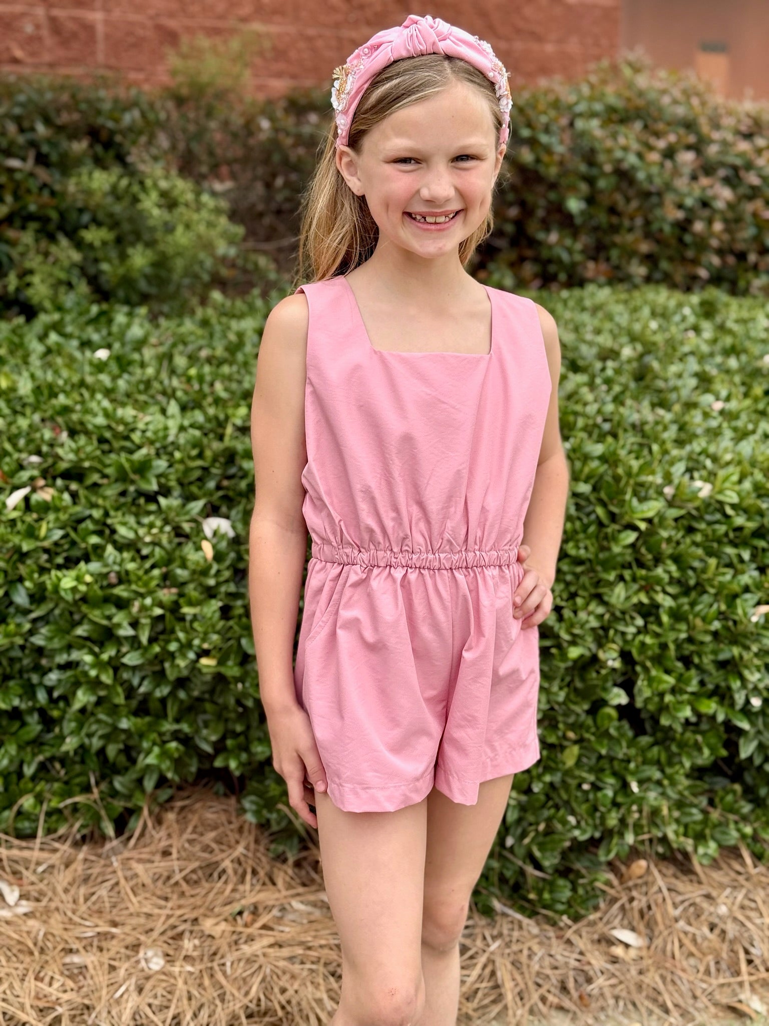 Airy Square Neck Romper