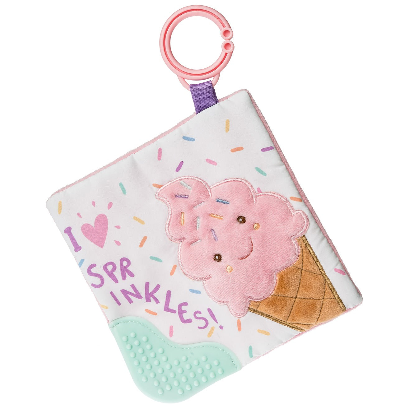 Sprinkles Ice Cream Crinkle Teether