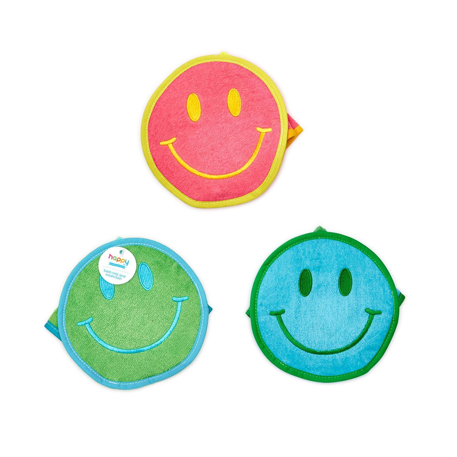 Happy Face Wash Cloth Set