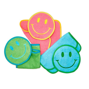 Happy Face Wash Cloth Set