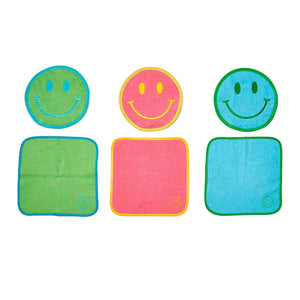 Happy Face Wash Cloth Set