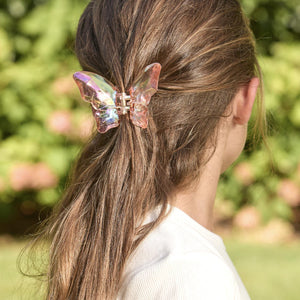 Iridescent Butterfly Hair Clip