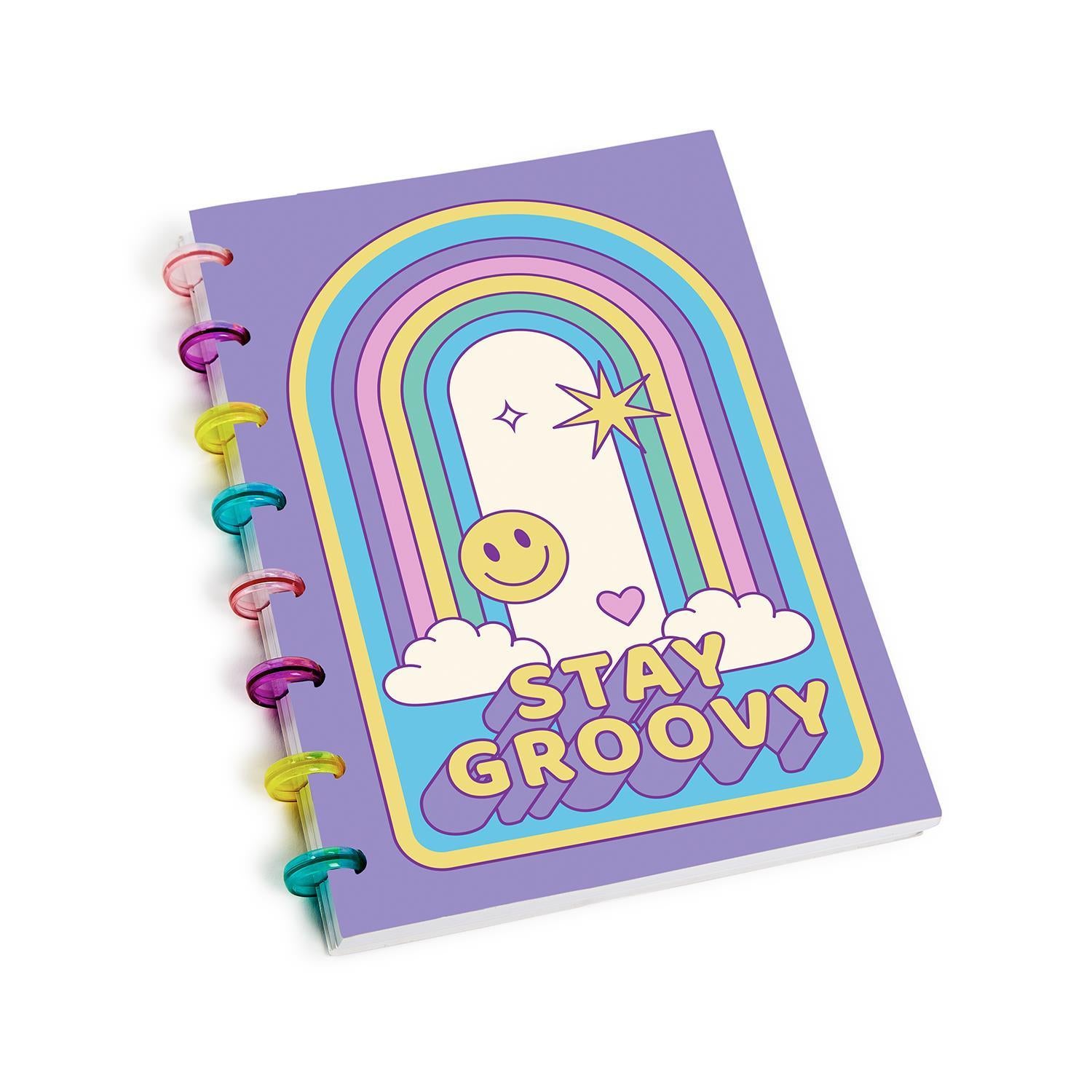 Groovy Rainbow Notebook