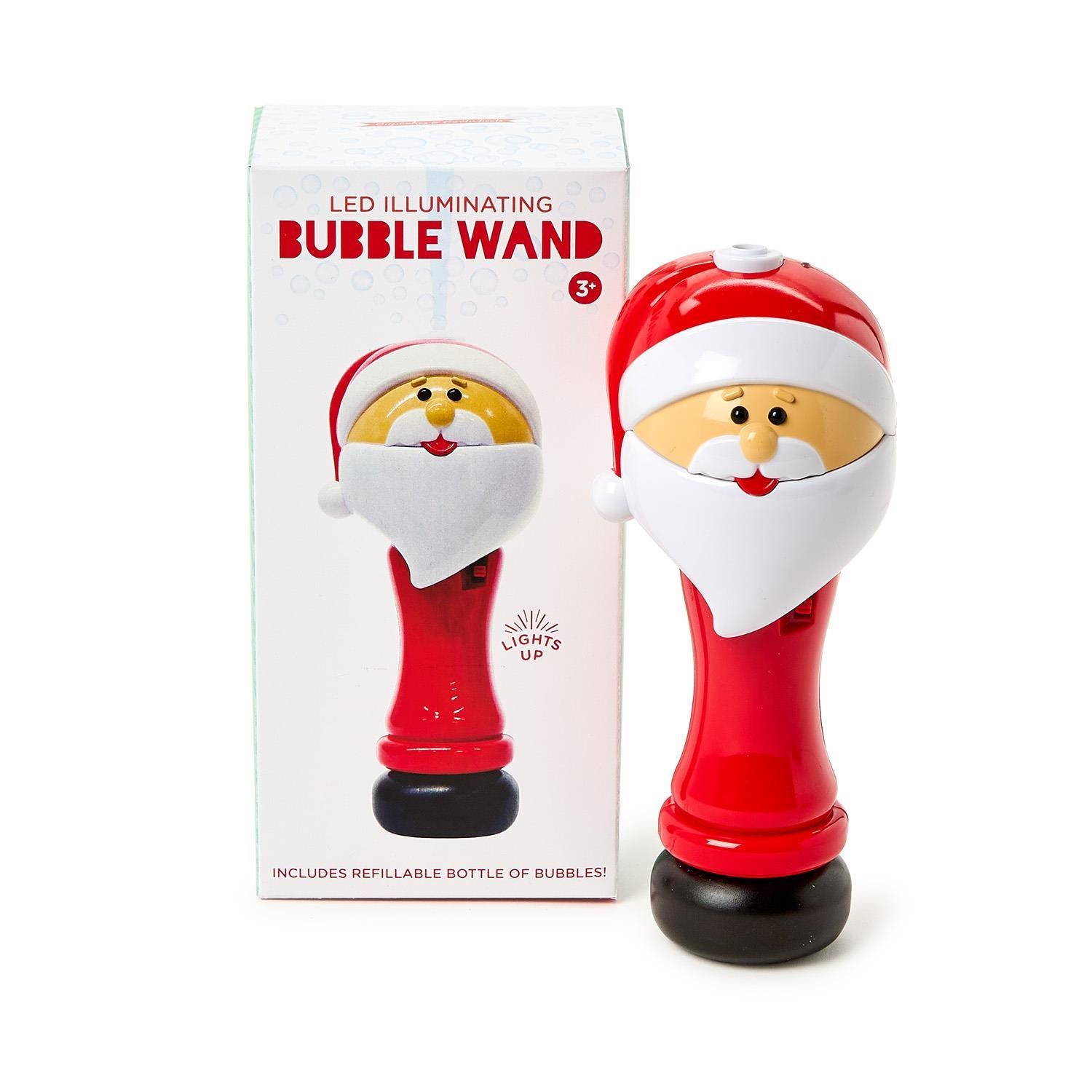 LED Santa Bubble Wand