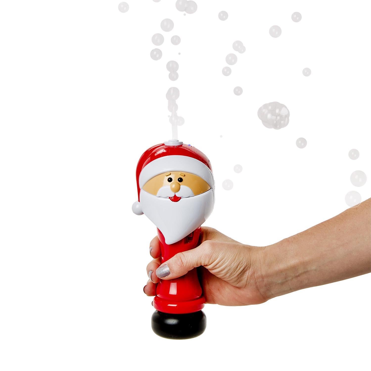 LED Santa Bubble Wand