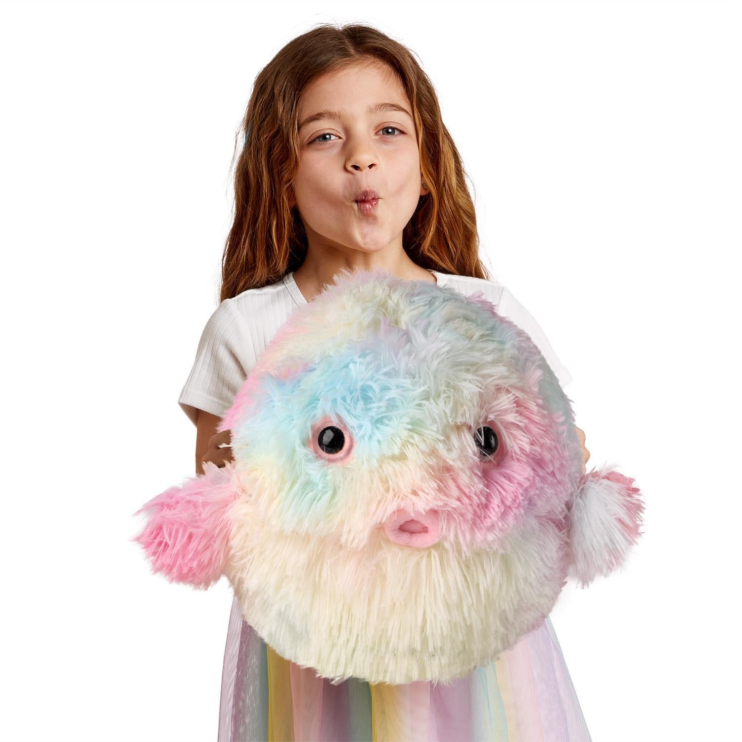 Snuggle Puff Rainbow Puffer Fish
