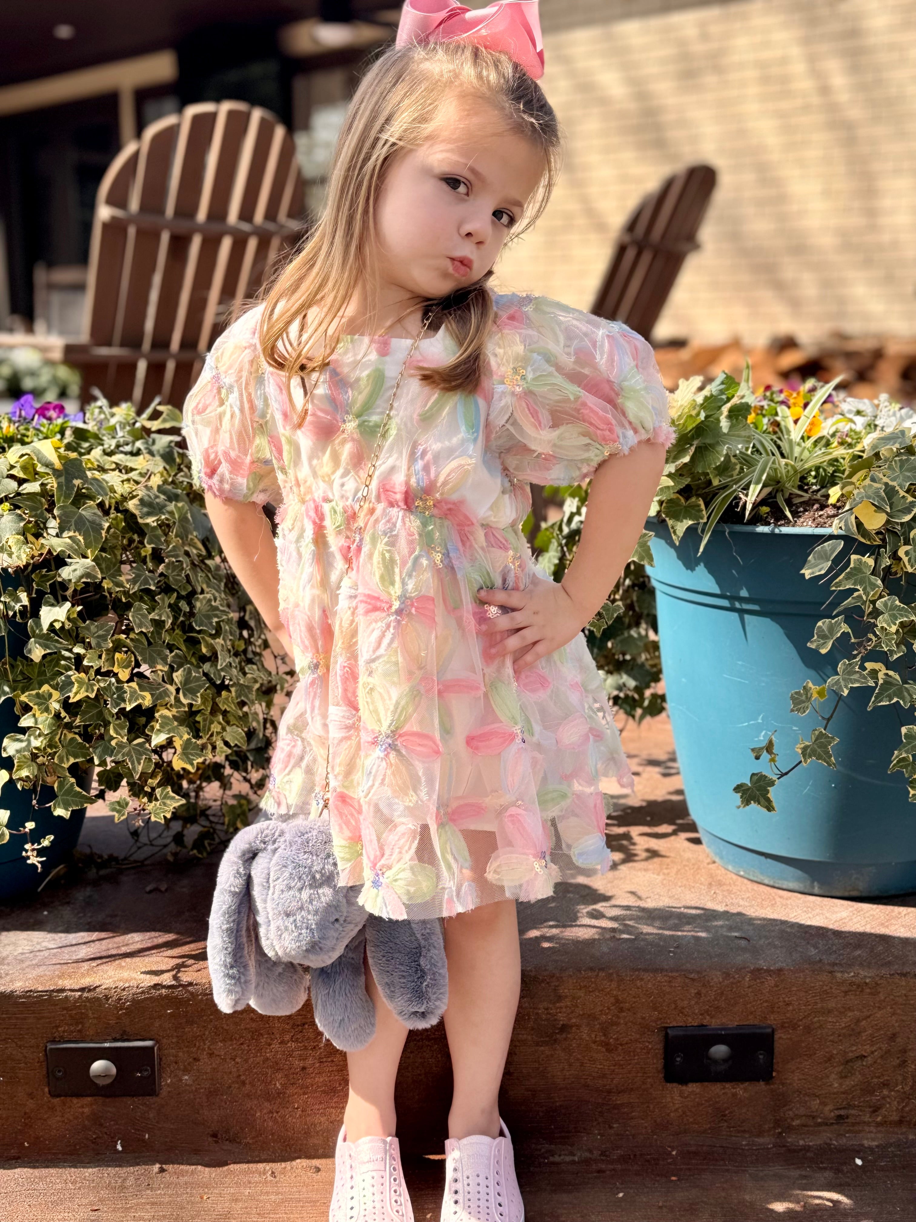 Colorful Flowers Dress