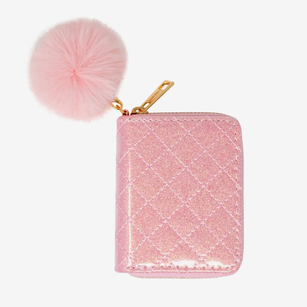Pink Lemonade Sparkle Quilted Wallet