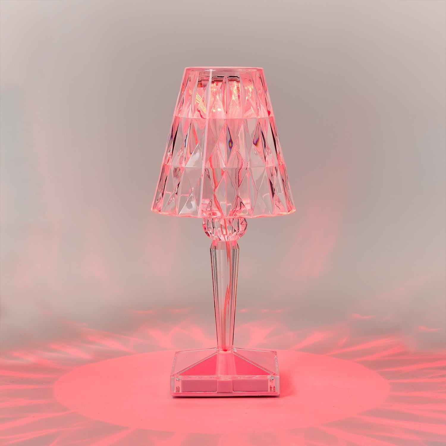 LED Color-Changing Crystal Lamp