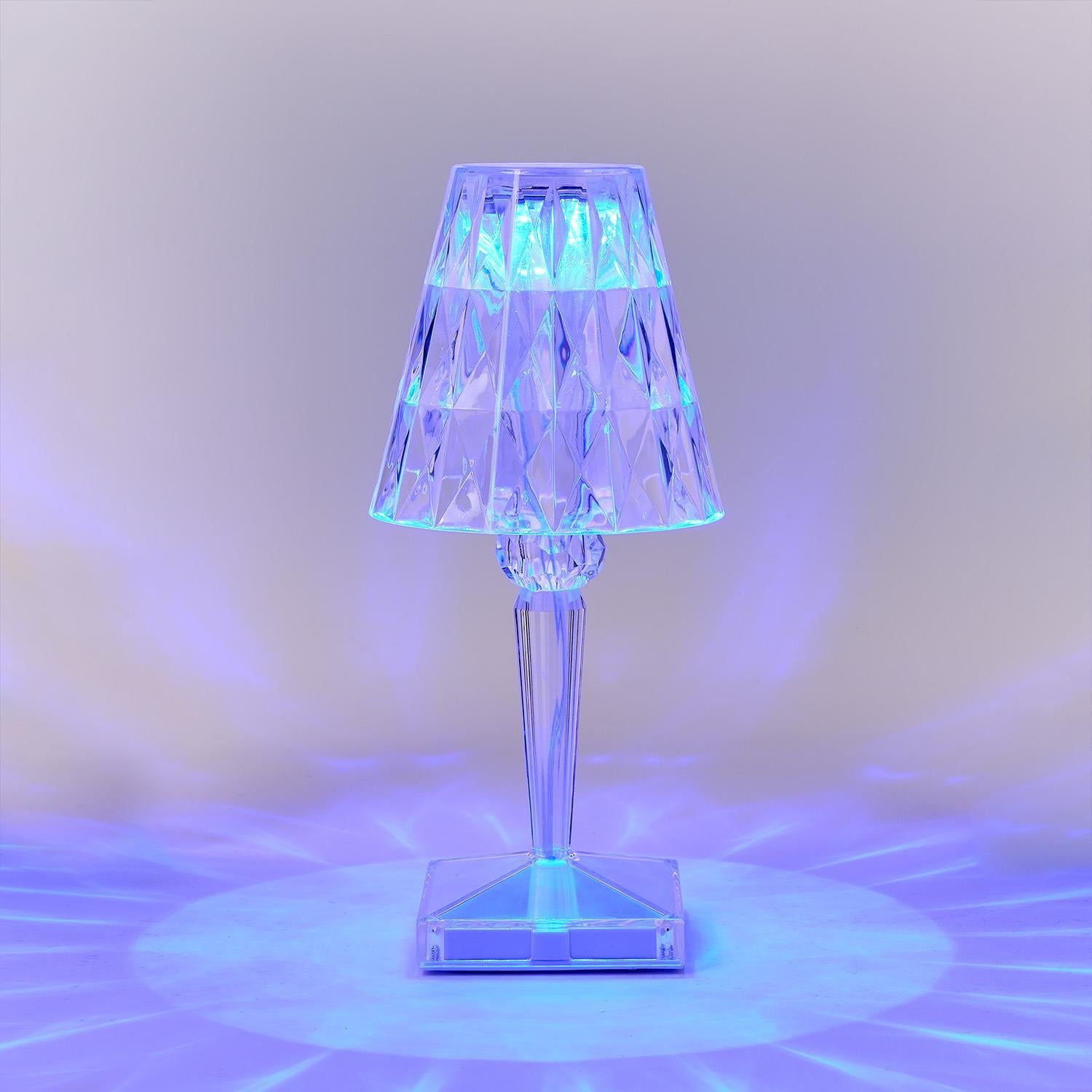 LED Color-Changing Crystal Lamp