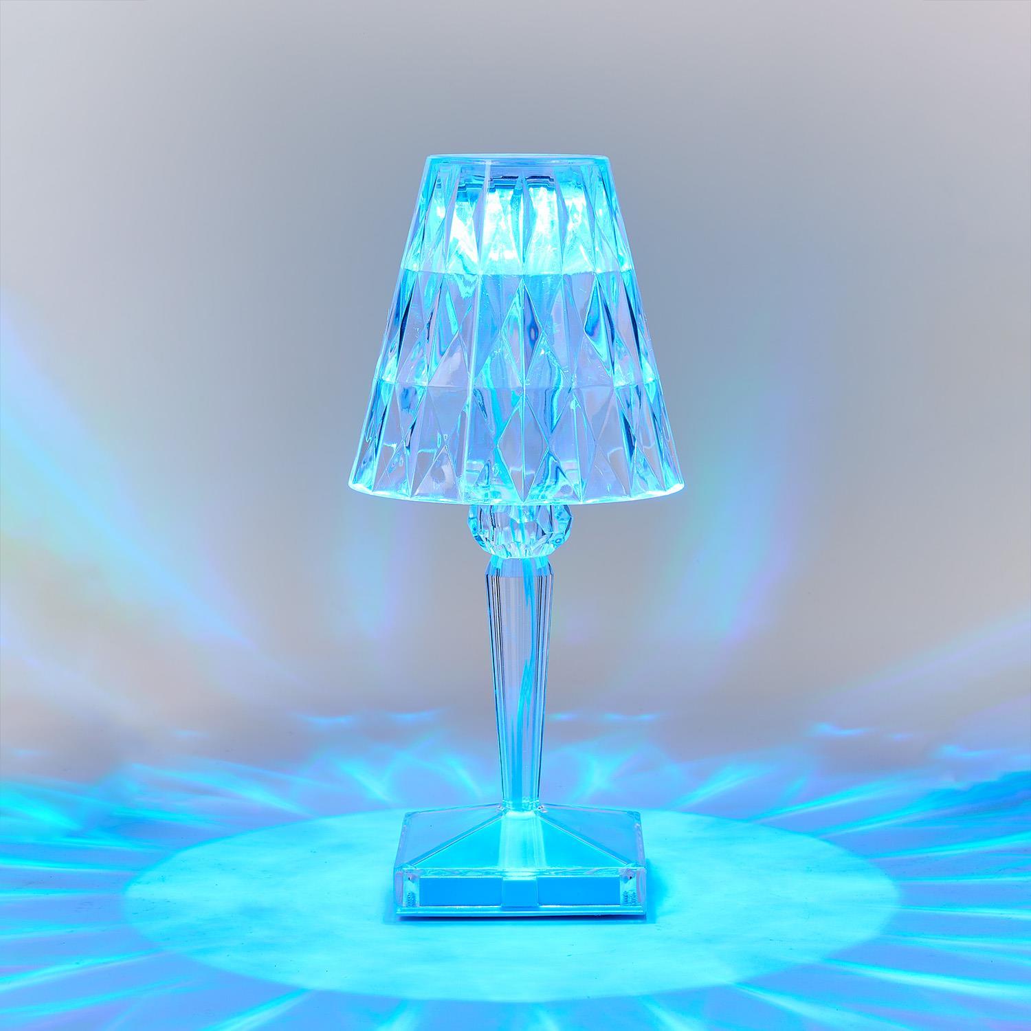 LED Color-Changing Crystal Lamp