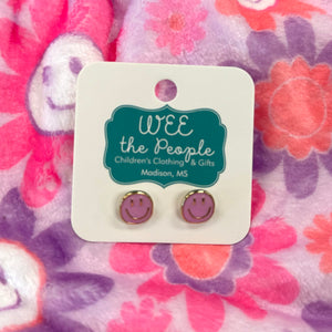 Smiley Face Studs