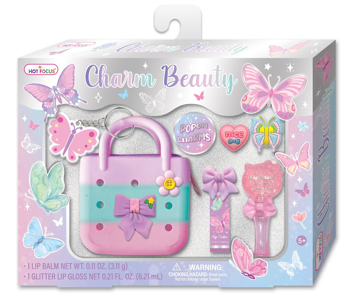 Tie Dye Butterfly Charm Beauty