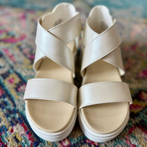 MIA Minka II Bone Pearl Sandal