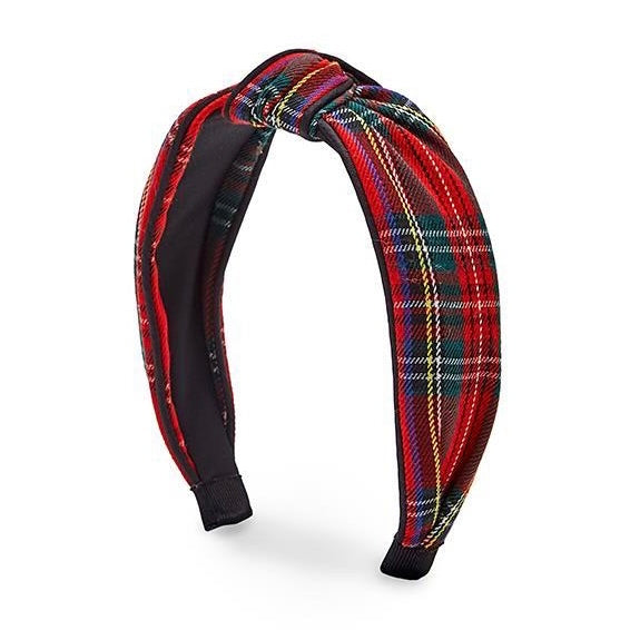 Plaid Knot Headband