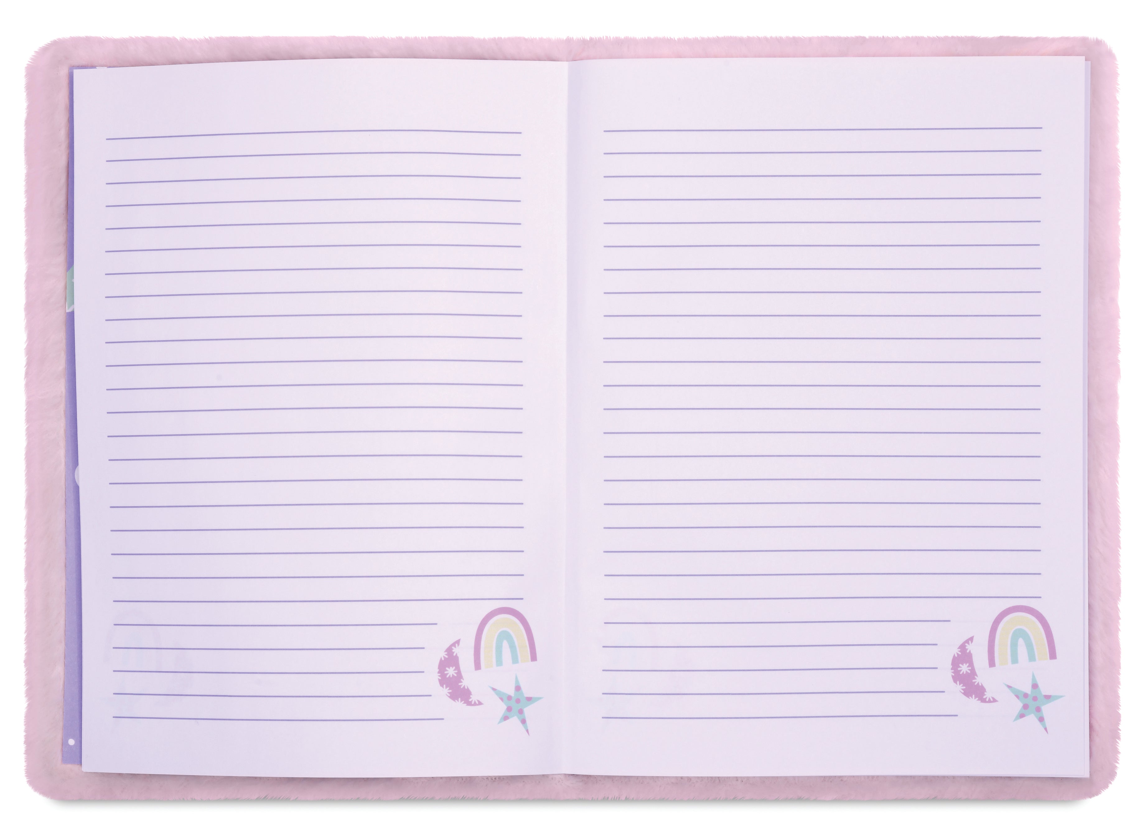 Sleepover Furry Lock & Key Journal