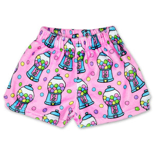 Bubblegum Fun Plush PJ Shorts
