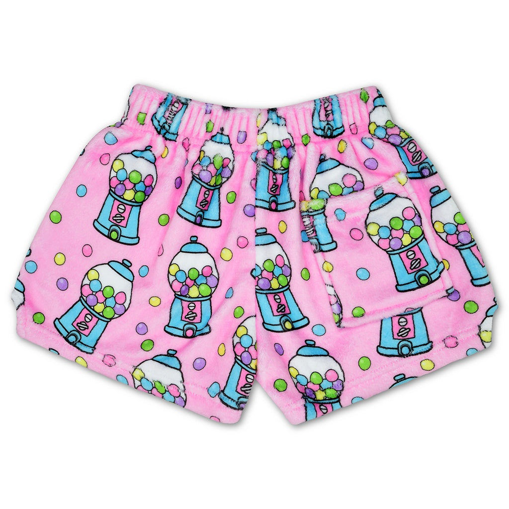 Bubblegum Fun Plush PJ Shorts