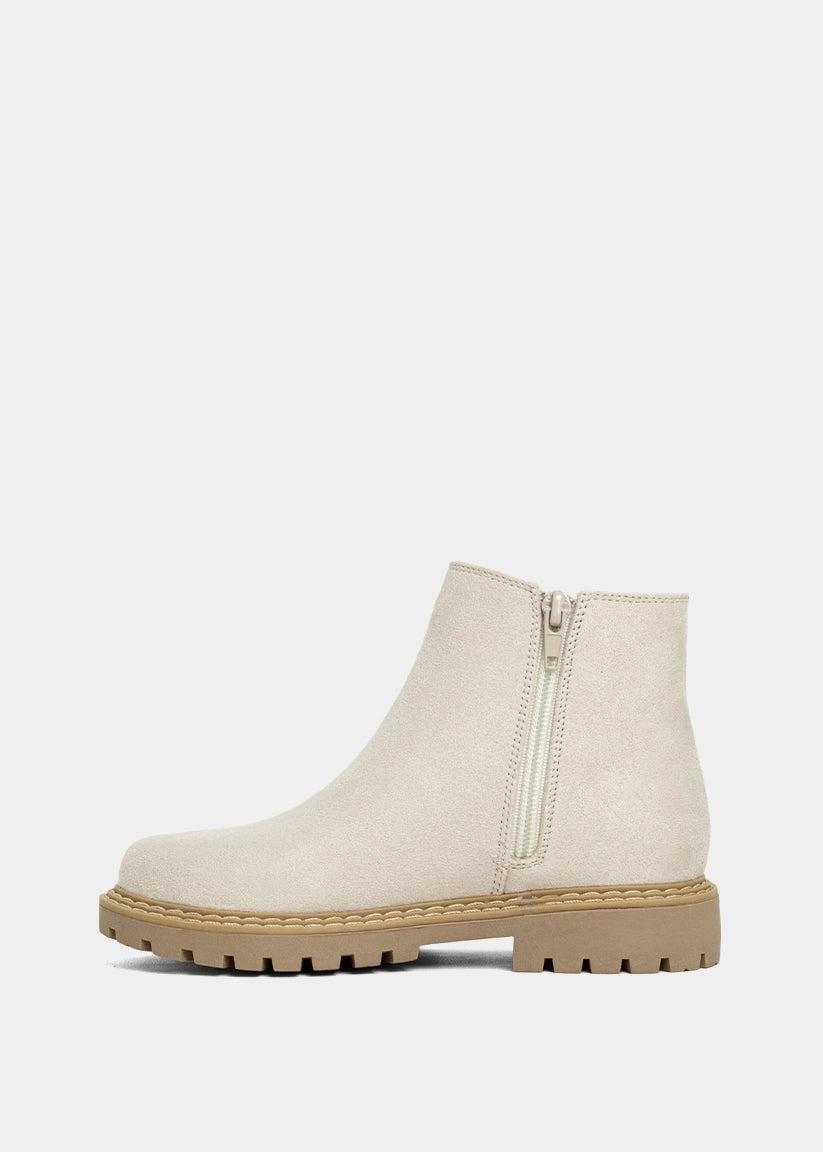 Shu Shop Zophie Light Grey Suede Boots