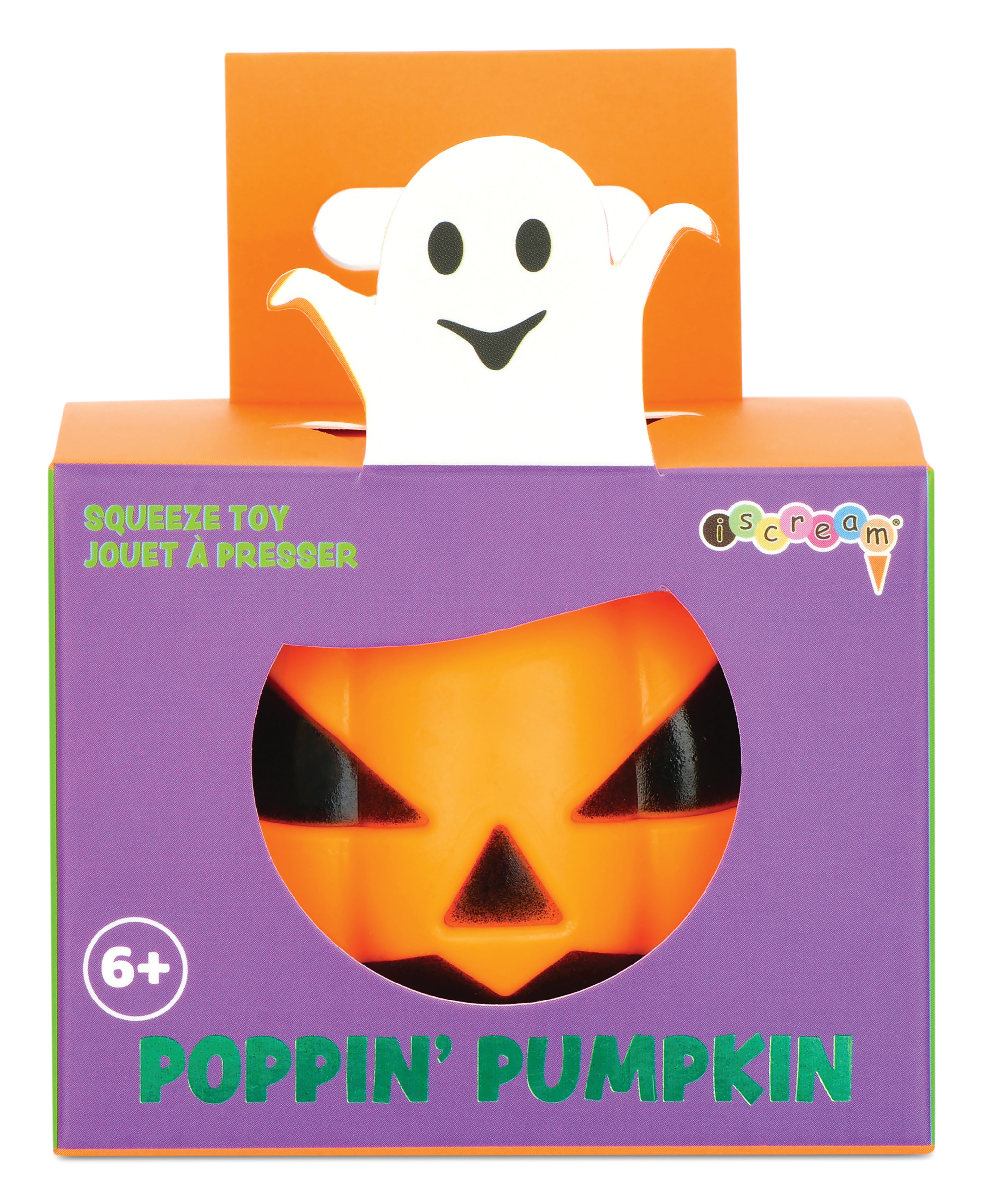 Poppin' Pumpkin Squeeze Toy