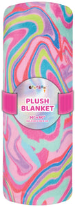 Color Swirl Plush Blanket