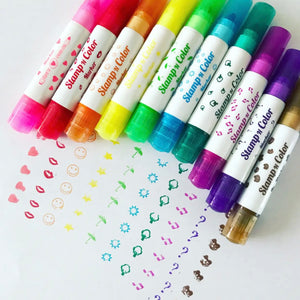 Ballerinas Stamp & Color Markers