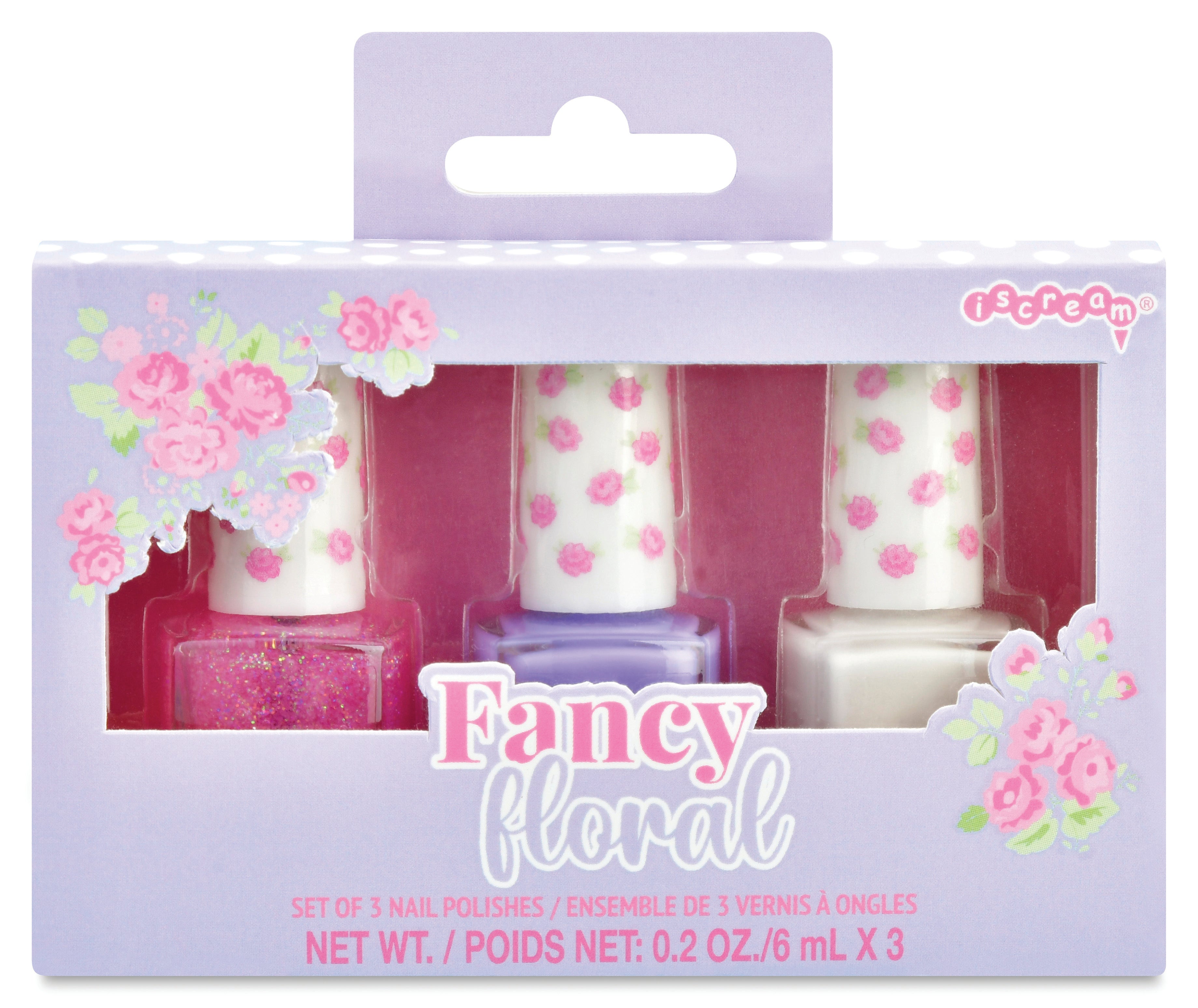 Fancy Floral Nail Polish Set