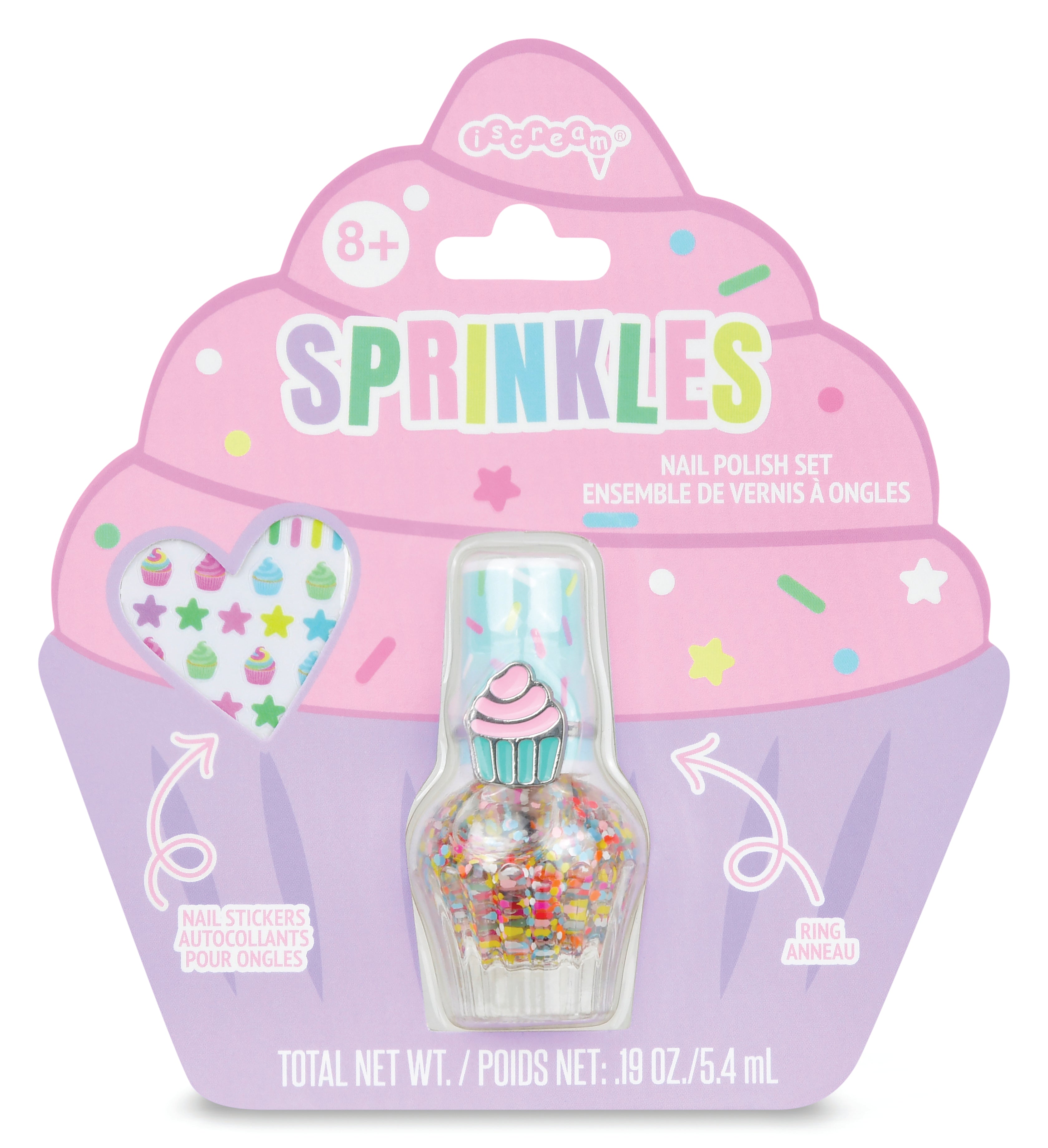 Sprinkles Nail Polish & Ring Set