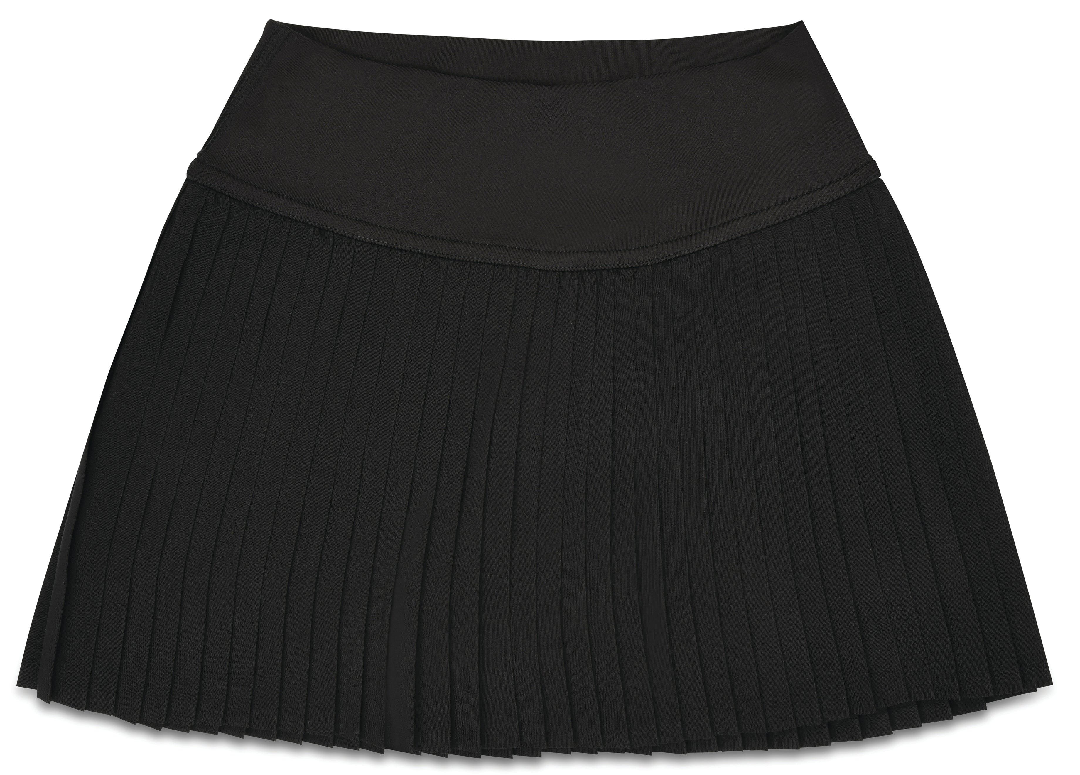 Black Pleated Tennis Skort