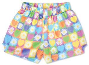 Spring Hearts Plush PJ Shorts