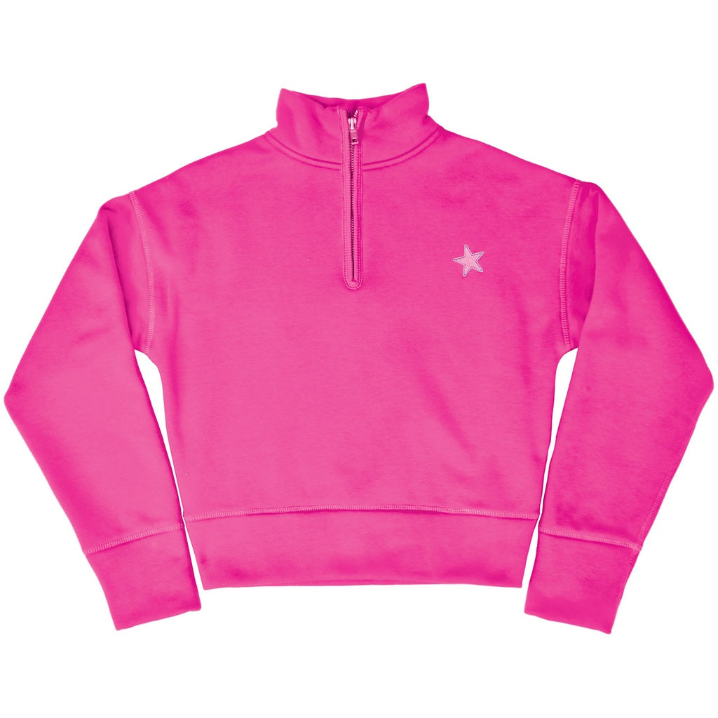 Star Pretty Pink Zipper Pullover