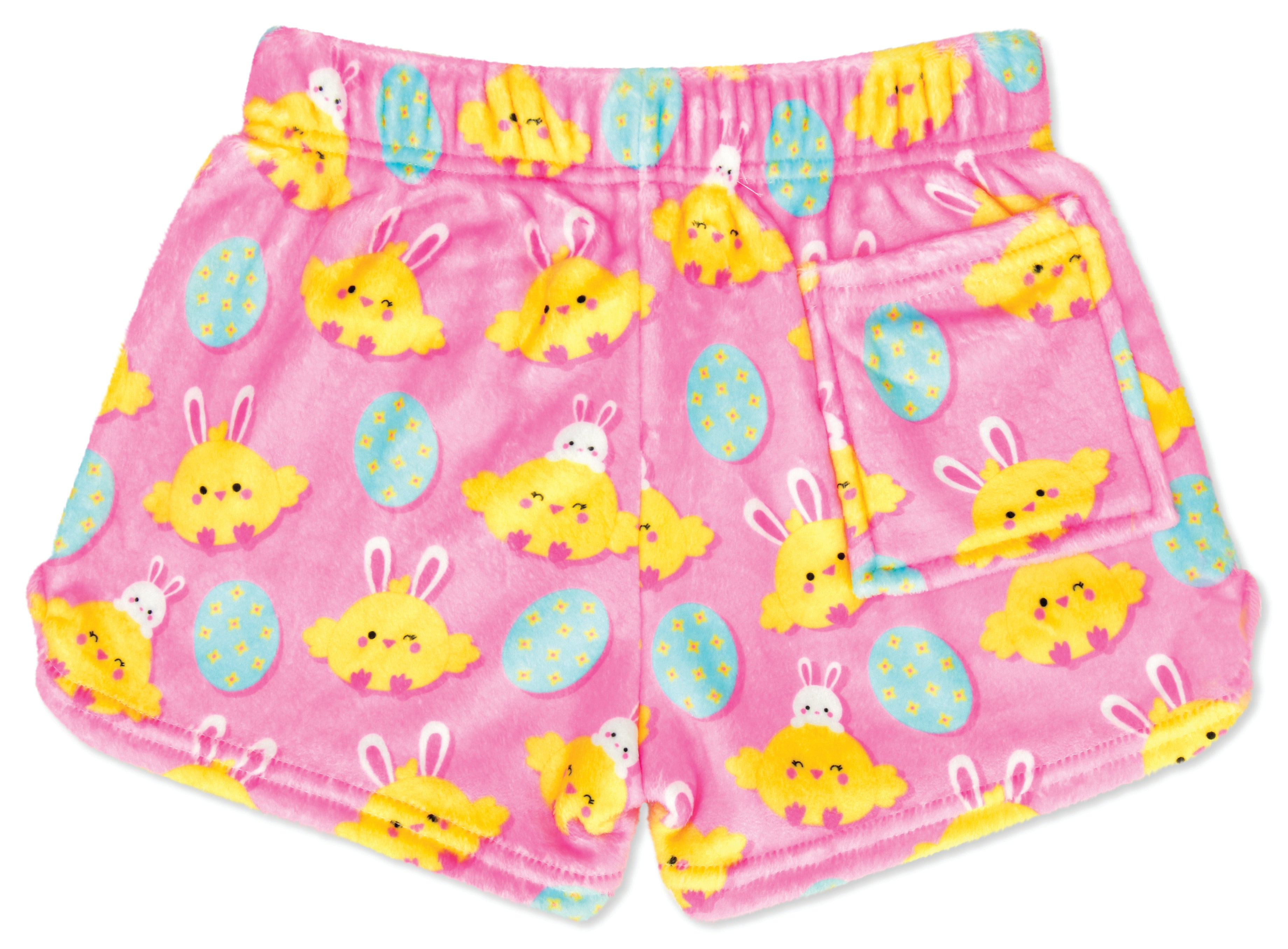 Hoppy Chicks Plush PJ Shorts