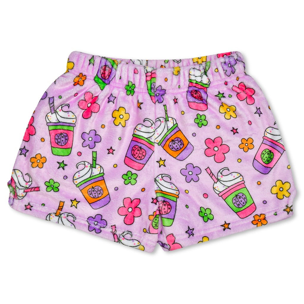 Pumpkin Lattes Plush PJ Shorts