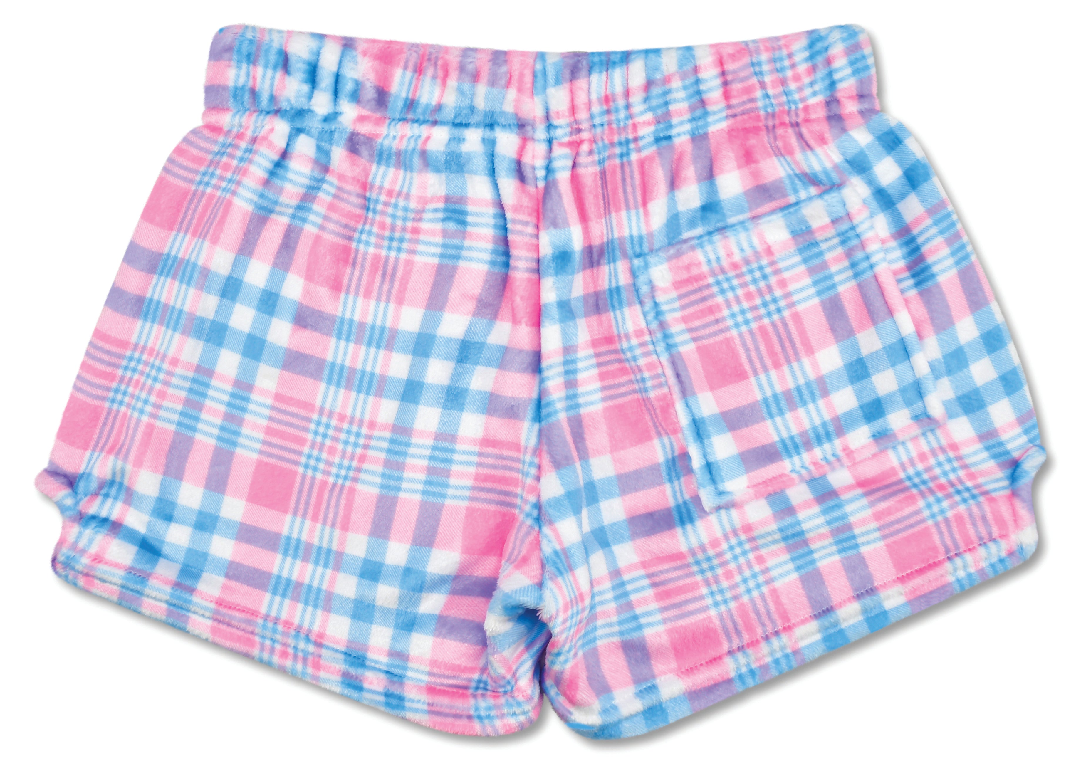 Theme Varsity Plush PJ Shorts